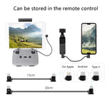 Sunnylife TY-X9304 Adatto per DJI Mavic Air 2S / DJI FPV Occhiali da volo V2 / Mavic Mini2 / Osmo Pocket 2 Cavo tablet per telefono cellulare, 15cm Type-C to 8 Pin Cable, 15cm Type-C to Micro USB  Cable, 15cm Type-C to Type-C Cable                     ...