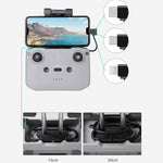 Sunnylife TY-X9304 Adatto per DJI Mavic Air 2S / DJI FPV Occhiali da volo V2 / Mavic Mini2 / Osmo Pocket 2 Cavo tablet per telefono cellulare, 15cm Type-C to 8 Pin Cable, 15cm Type-C to Micro USB  Cable, 15cm Type-C to Type-C Cable                     ...