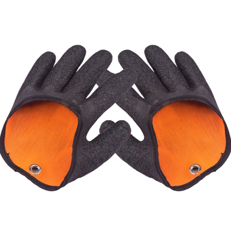 1 paio di guanti da pesca in lattice antiscivolo anti-pesce, resistenti agli urti, specificazione:, Left+Right, Left+Right+Magnetic Buckles