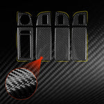 Adesivi per pannello interruttori alzacristalli per Skoda Octavia con guida a sinistra (2017-2021), 8 pezzi/set, Left-Hand Drive