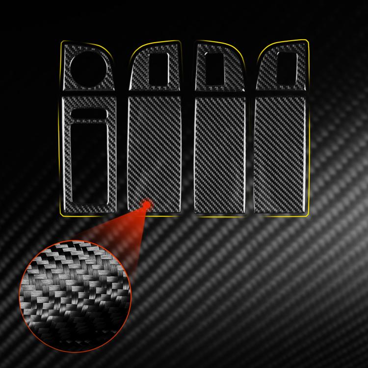 Adesivi per pannello interruttori alzacristalli per Skoda Octavia con guida a sinistra (2017-2021), 8 pezzi/set, Left-Hand Drive