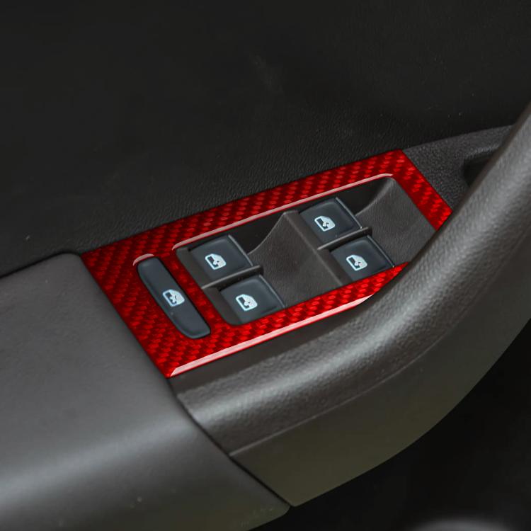 Adesivi per pannello interruttori alzacristalli per Skoda Octavia con guida a sinistra (2017-2021), 8 pezzi/set, Left-Hand Drive