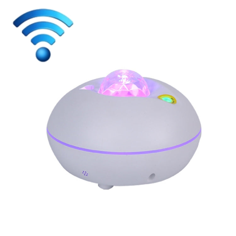 Lampada di proiezione con motivo ad acqua con telecomando stellato a LED SC526 Luce notturna wireless intelligente per cielo stellato Graffiti