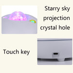 Lampada di proiezione con motivo ad acqua con telecomando stellato a LED SC526 Luce notturna wireless intelligente per cielo stellato Graffiti