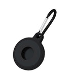 Custodia protettiva in silicone antigraffio antiurto di forma rotonda da 4 pezzi con moschettone per Airtag