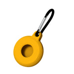 Custodia protettiva in silicone antigraffio antiurto di forma rotonda da 4 pezzi con moschettone per Airtag