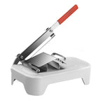 Affettatrice per agnello Tagliaverdure manuale per uso domestico Affettatrice per carne, White