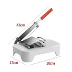 Affettatrice per agnello Tagliaverdure manuale per uso domestico Affettatrice per carne, White