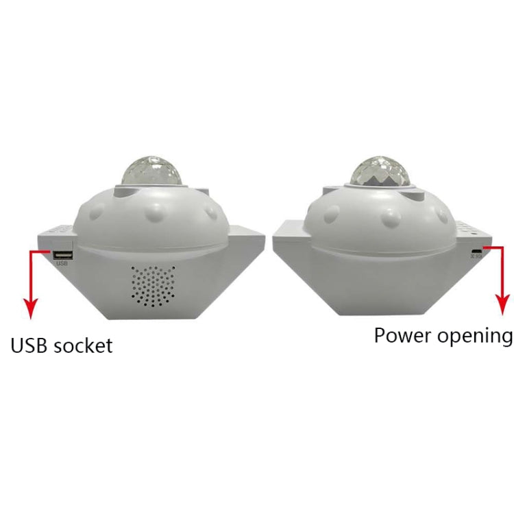 SC522-01 USB Bluetooth Musica Filigrana Cielo stellato Luce di proiezione Luce da palcoscenico a LED Luce notturna