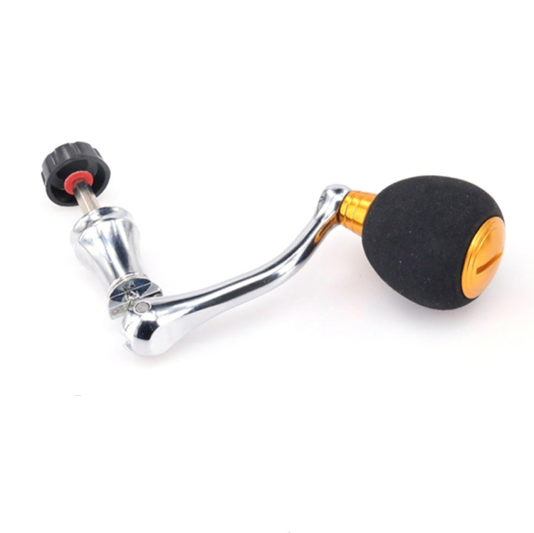 DEUKIO Manopola in lega di alluminio con bilanciere per mulinello da pesca con bilanciere interamente in metallo EVA per accessorio per attrezzatura per mulinello da pesce, Medium (Golden), Medium(Red), Medium (Gun Color), Large (Golden), Large (Red)  ...