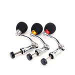 DEUKIO Manopola in lega di alluminio con bilanciere per mulinello da pesca con bilanciere interamente in metallo EVA per accessorio per attrezzatura per mulinello da pesce, Medium (Golden), Medium(Red), Medium (Gun Color), Large (Golden), Large (Red)  ...