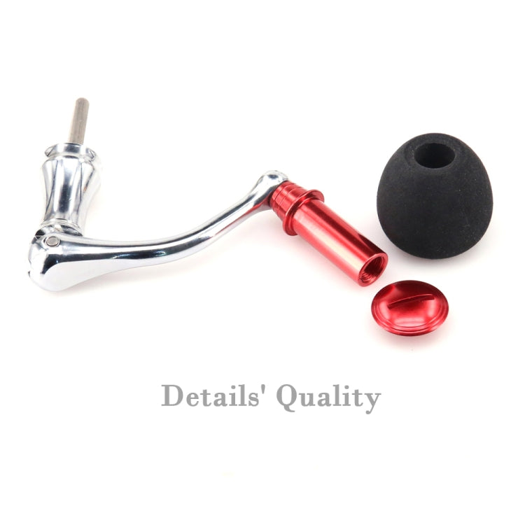 DEUKIO Manopola in lega di alluminio con bilanciere per mulinello da pesca con bilanciere interamente in metallo EVA per accessorio per attrezzatura per mulinello da pesce, Medium (Golden), Medium(Red), Medium (Gun Color), Large (Golden), Large (Red)  ...