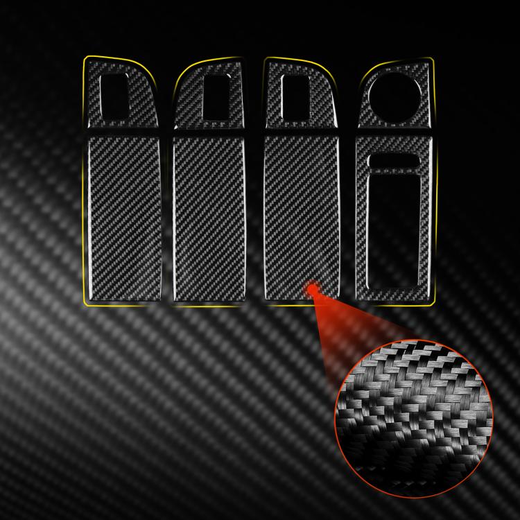 Adesivi per pannello interruttori alzacristalli per Skoda Octavia con guida a destra (2017-2021), 8 pezzi/set, Right-Hand Drive