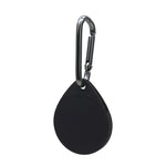 Custodia protettiva in silicone antigraffio antiurto a forma di goccia da 2 pezzi con moschettone per AirTag