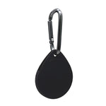 Custodia protettiva in silicone antigraffio antiurto a forma di goccia da 2 pezzi con moschettone per AirTag