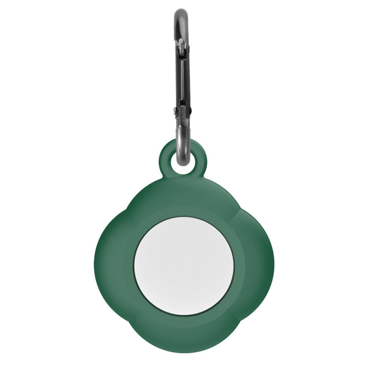 Custodia protettiva in silicone anti-smarrimento per tracker da 3 pezzi con moschettone per AirtTag