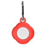 Custodia protettiva in silicone anti-smarrimento per tracker da 3 pezzi con moschettone per AirtTag