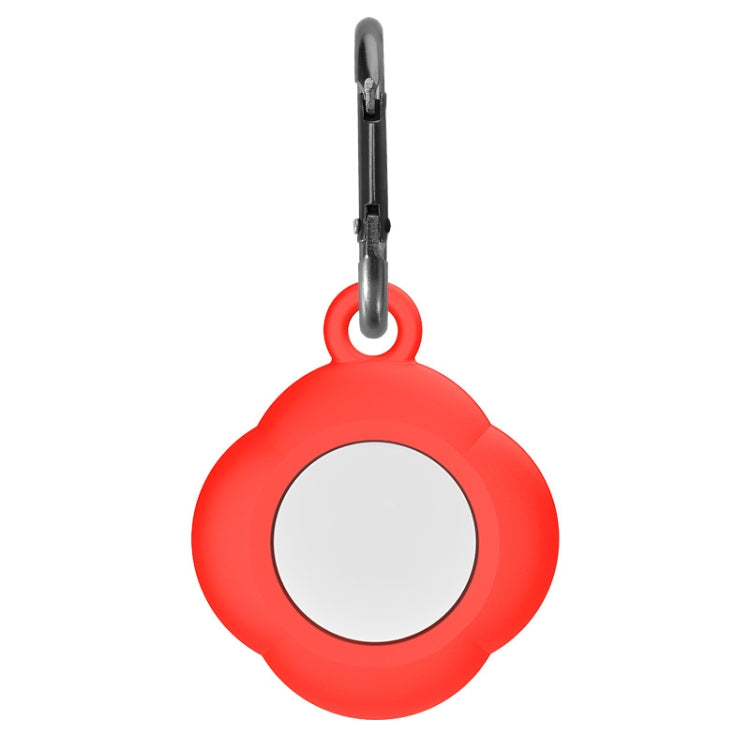 Custodia protettiva in silicone anti-smarrimento per tracker da 3 pezzi con moschettone per AirtTag