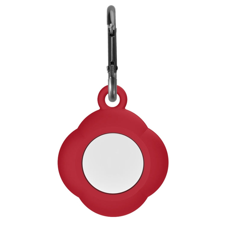 Custodia protettiva in silicone anti-smarrimento per tracker da 3 pezzi con moschettone per AirtTag