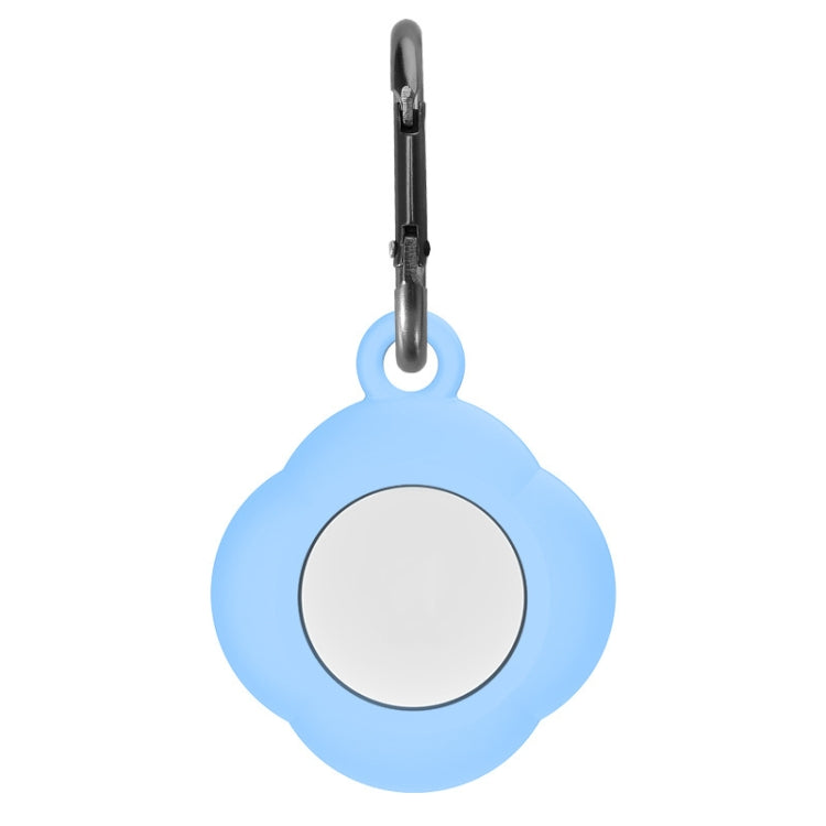 Custodia protettiva in silicone anti-smarrimento per tracker da 3 pezzi con moschettone per AirtTag