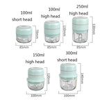 ZM-14 Mini schiacciapatate elettrico wireless per aglio per uso domestico, White 100ml, Green 100ml, Pink 100ml, High Cup White 250ml, High Cup Green 250ml, High Cup Pink 250ml, White Glass 300ml, Green Glass 300ml, Pink Glass 300ml                    ...
