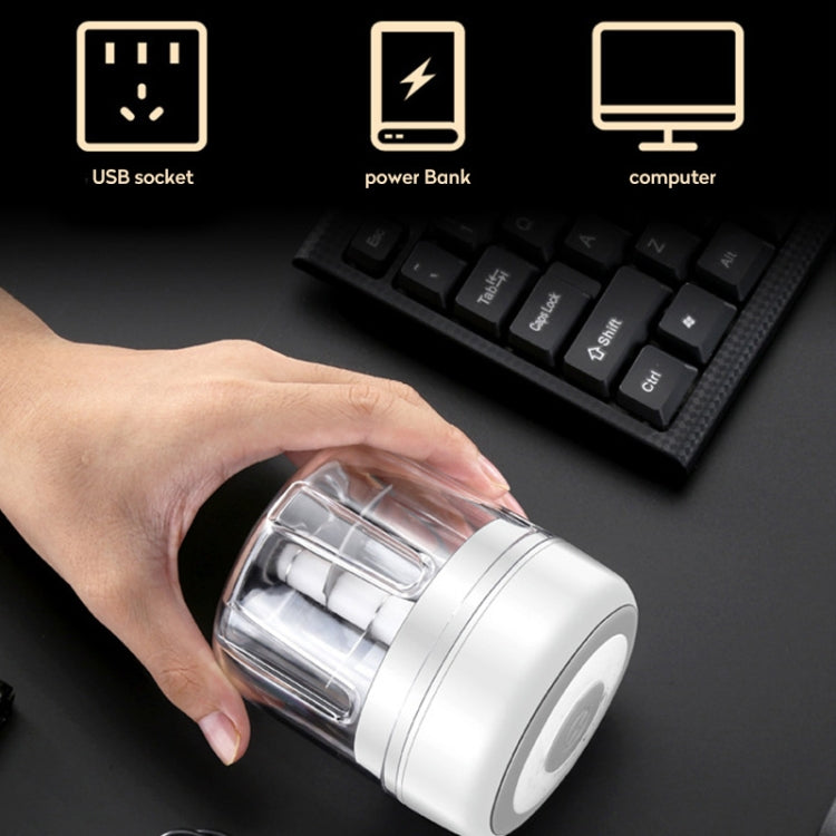 ZM-14 Mini schiacciapatate elettrico wireless per aglio per uso domestico, White 100ml, Green 100ml, Pink 100ml, High Cup White 250ml, High Cup Green 250ml, High Cup Pink 250ml, White Glass 300ml, Green Glass 300ml, Pink Glass 300ml                    ...