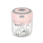 ZM-14 Mini schiacciapatate elettrico wireless per aglio per uso domestico, White 100ml, Green 100ml, Pink 100ml, High Cup White 250ml, High Cup Green 250ml, High Cup Pink 250ml, White Glass 300ml, Green Glass 300ml, Pink Glass 300ml                    ...