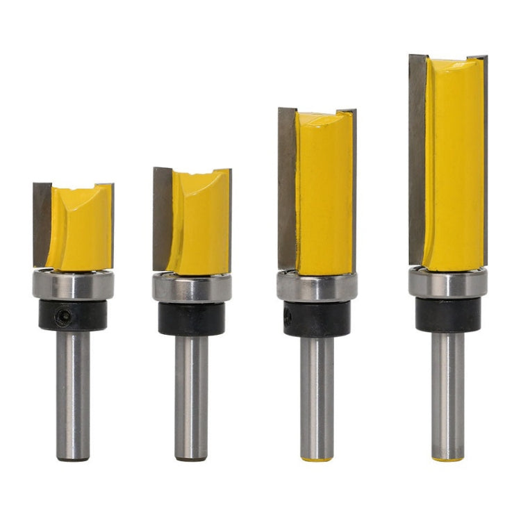 Fresa per macchina per incidere con bordo dritto, tipo copia, con gambo da 8 mm, 8x3/4x20mm, 8x3/4x25mm, 8x3/4x38mm, 8x3/4x50mm, 4PCS/Set