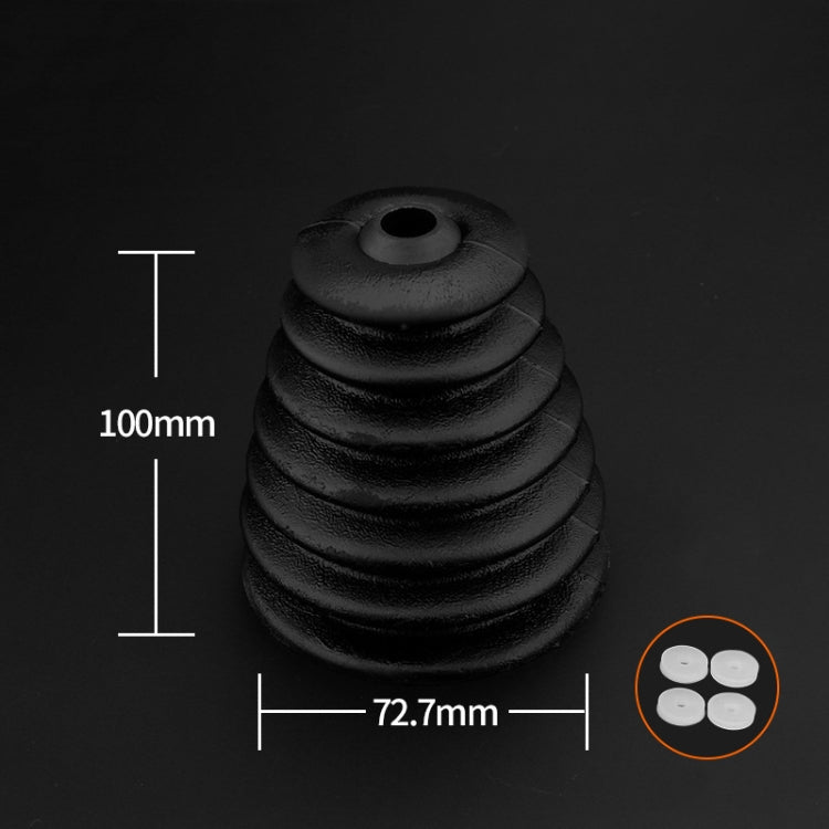10 pezzi di copertura antipolvere per martello elettrico, ciotola per la raccolta della polvere, accessori per trapano a percussione, Dust Cover(Black), Dust Cover(White)