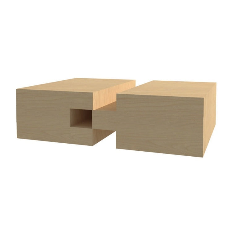 2 pezzi/set 1/2 manico 3 denti fresa per legno, 2 PCS/Set 1/2 Handle