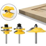 3 pezzi/set 1/4 manico taglierina per giunti da infilare per uso domestico fresa per incisione del legno, 3 PCS/Set 1/4 Handle