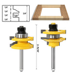 3 pezzi/set 1/4 manico taglierina per giunti da infilare per uso domestico fresa per incisione del legno, 3 PCS/Set 1/4 Handle