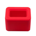 Copertura protettiva con fibbia in silicone per supporto per cintura di sicurezza da 2 pezzi, Red, Black, Blue