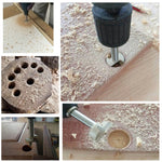 Punta da trapano per la lavorazione del legno Apri foro per porta in legno allungato rotondo, 15mm, 16mm, 18mm, 20mm, 22mm, 25mm, 28mm, 30mm, 32mm, 35mm, 38mm, 40mm, 45mm, 48mm, 50mm, 53mm, 55mm, 60mm