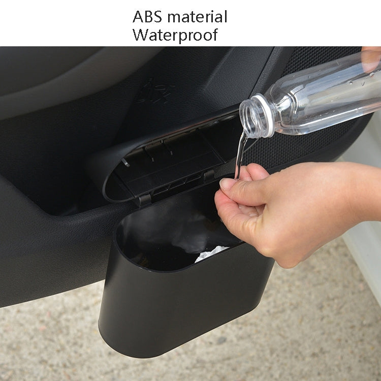 Scatola per accessori interni di grande capacità per pattumiera per auto da 2 pezzi, Car Trash Can