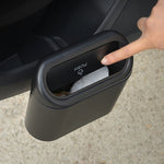 Scatola per accessori interni di grande capacità per pattumiera per auto da 2 pezzi, Car Trash Can