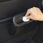 Scatola per accessori interni di grande capacità per pattumiera per auto da 2 pezzi, Car Trash Can