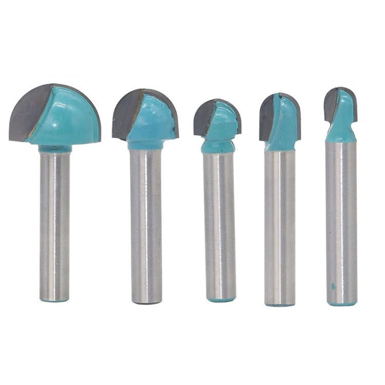 Fresa a 6 gambo per pizzo tondo per lavorazione del legno, 5 PCS/Set 6-18mm, 4 PCS/Set 16-32mm