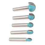 Fresa a 6 gambo per pizzo tondo per lavorazione del legno, 5 PCS/Set 6-18mm, 4 PCS/Set 16-32mm