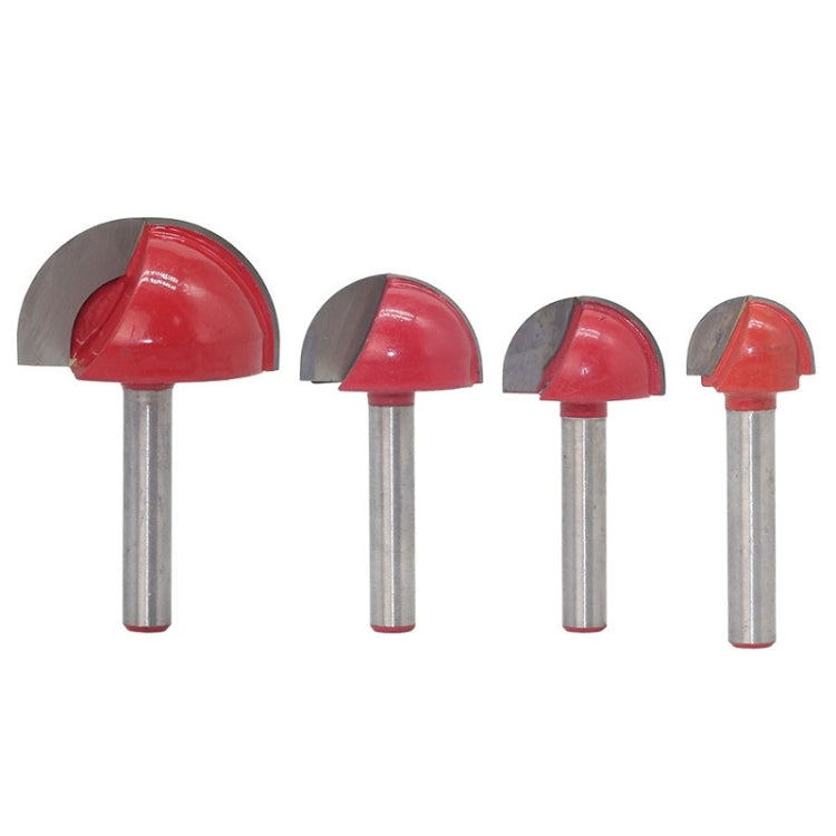 Fresa a 6 gambo per pizzo tondo per lavorazione del legno, 5 PCS/Set 6-18mm, 4 PCS/Set 16-32mm