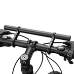 BG-798 Staffa di estensione per bicicletta da 30 cm Doppia asta Torcia in alluminio Staffa di espansione per faro per cronometro, BG-798