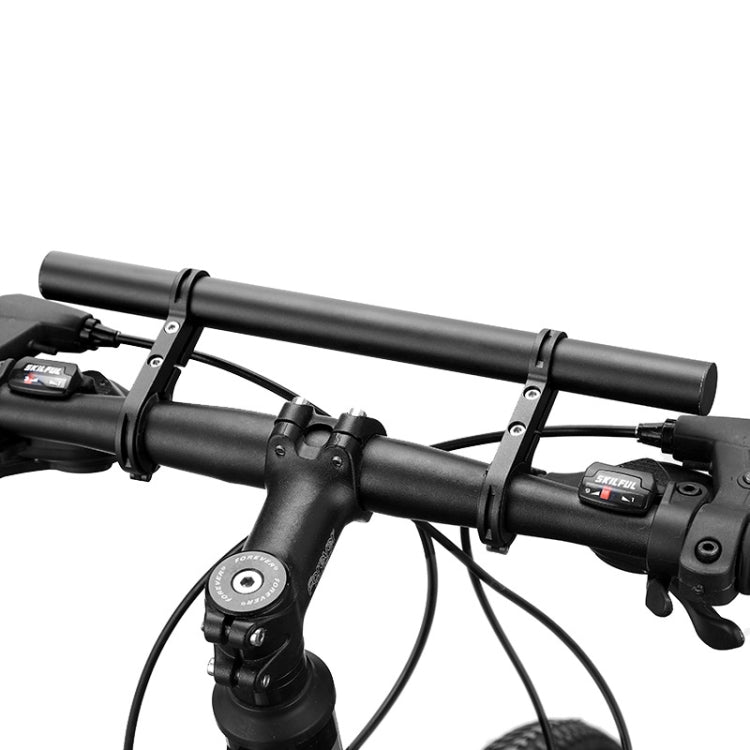 BG-798 Staffa di estensione per bicicletta da 30 cm Doppia asta Torcia in alluminio Staffa di espansione per faro per cronometro, BG-798