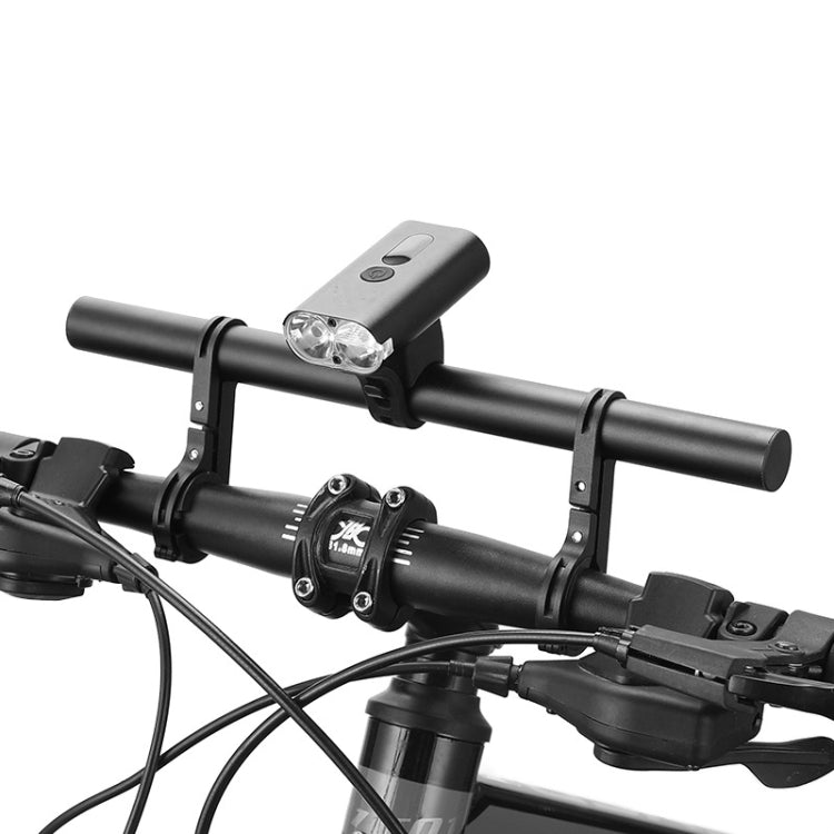 BG-798 Staffa di estensione per bicicletta da 30 cm Doppia asta Torcia in alluminio Staffa di espansione per faro per cronometro, BG-798