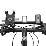 BG-798 Staffa di estensione per bicicletta da 30 cm Doppia asta Torcia in alluminio Staffa di espansione per faro per cronometro, BG-798