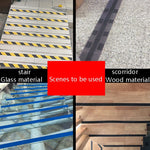 4 pezzi Nastro antiscivolo Sands Nastro adesivo a terra Nastro di avvertenza per gradini resistente all'usura, Black 2.5cm x 5m, Black Yellow 2.5cm x 5m, Black 5cm x 5m, Black Yellow 5cm x 5m