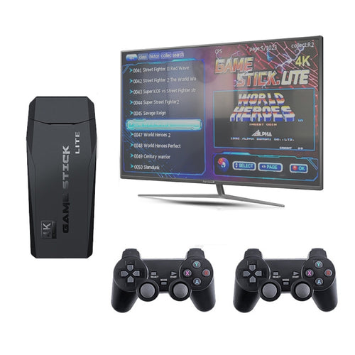 Mini macchina da gioco M8 Wireless HDMI Arcade Game Home TV con 2 gamepad, M8  32G (Wireless), M8  64G (Wireless)