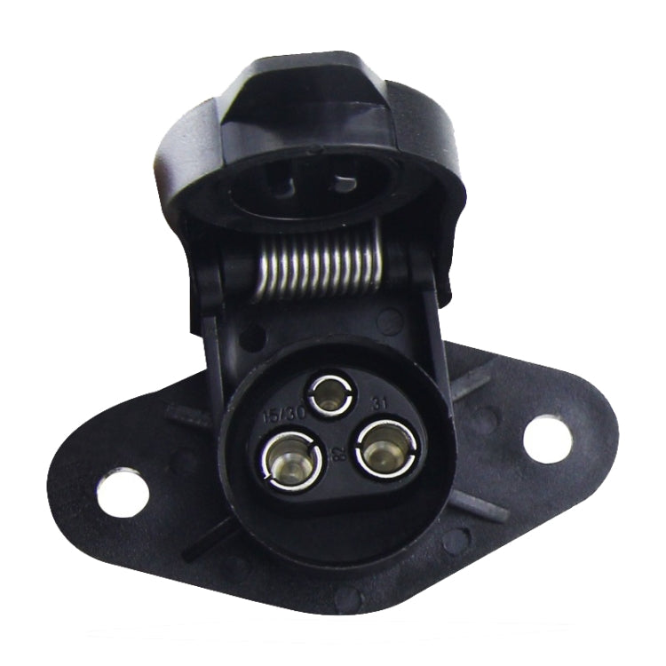 2 PZ VS130E 3P 12V Presa per connettore per rimorchio in PVC Spina europea, VS130E