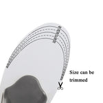 2 paia di solette per correzione gamba X valgo per piede piatto, solette sportive per uomo e donna, S (35-40), L (40-46)