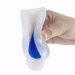 La soletta del tallone in silicone è comoda, morbida e ammortizzante per proteggere la soletta del tallone, S, M, L, XL