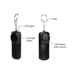 Portachiavi allarme personale 130 dB con LED